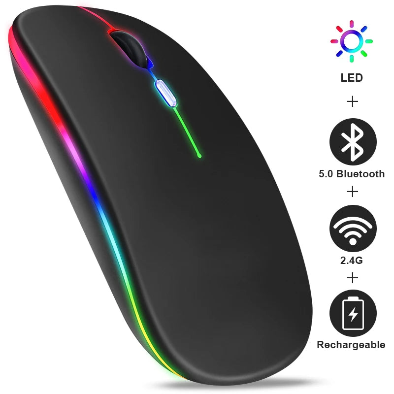 RGB Rechargeable Wireless Gaming Mouse