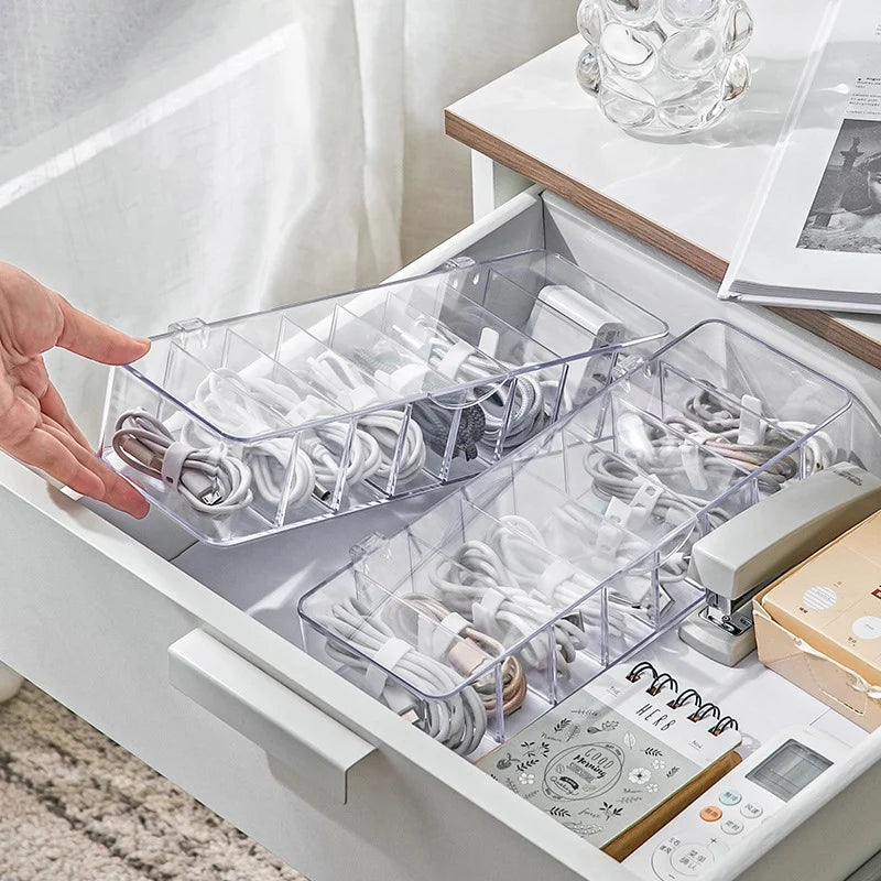 See-Through Cable Organizer Box